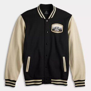 Men's Yellowstone Full Snap Varsity Colorblock Jacket, Size: M